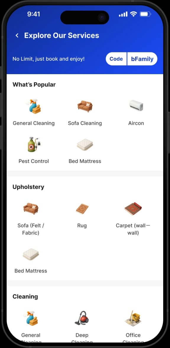 All Services in One Place
